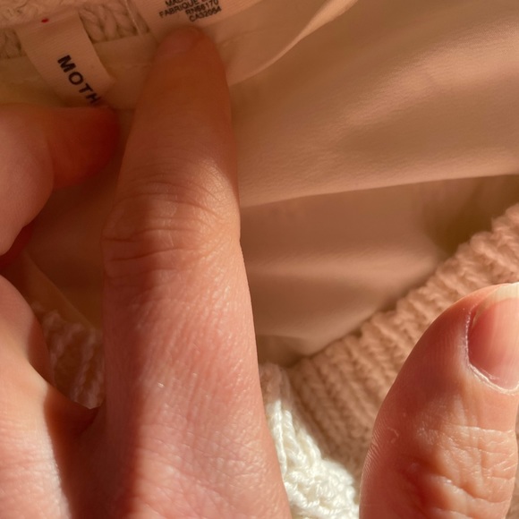 🧶😉 Fits S M Lovely cotton cable knit lined vest Moth sleeveless tank - Picture 4 of 6